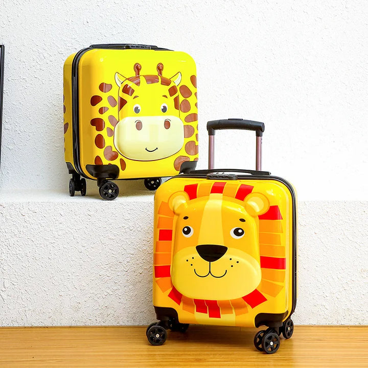 Hard-shell children's suitcase – Seoul-Yellow Bear-State of Style