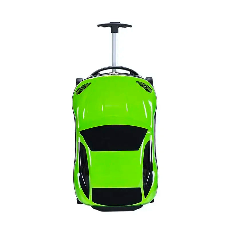 Hard-shell children's suitcase with car design – Turin-Green-State of Style