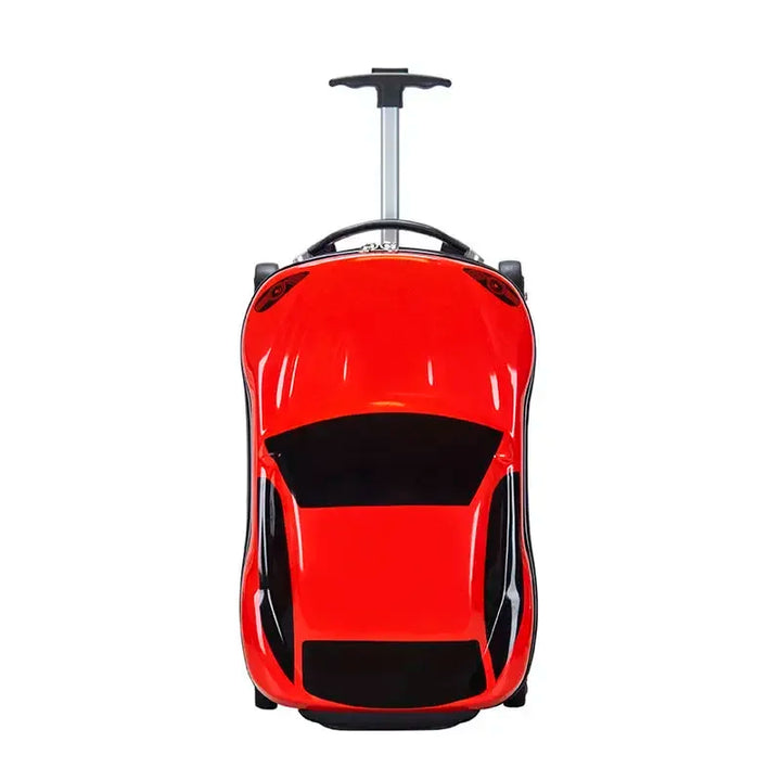 Hard-shell children's suitcase with car design – Turin-Red-State of Style