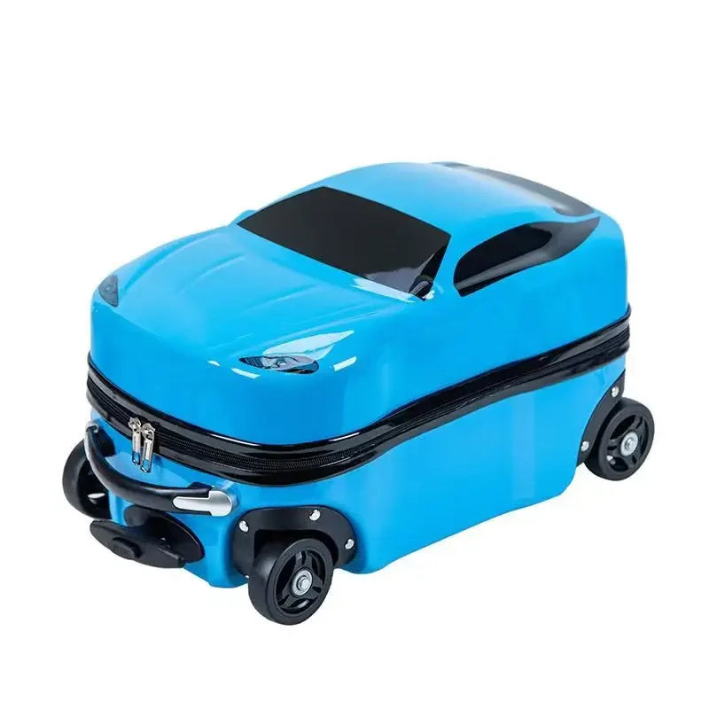 Hard-shell children's suitcase with car design – Turin-Yellow-State of Style
