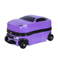 Hard-shell children's suitcase with car design – Turin-Yellow-State of Style