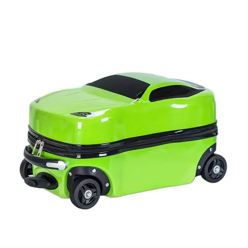 Hard-shell children's suitcase with car design – Turin-Yellow-State of Style