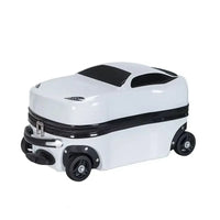 Hard-shell children's suitcase with car design – Turin-Yellow-State of Style