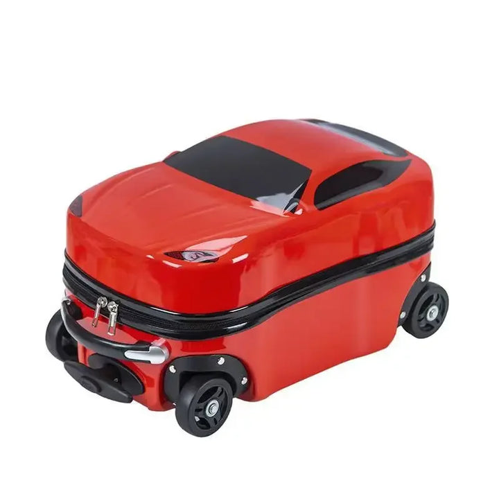 Hard-shell children's suitcase with car design – Turin-Yellow-State of Style