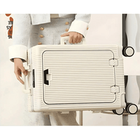 Hard-shell hand luggage suitcase – Manhattan Pro-Silver-State of Style