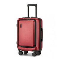 Hard-shell suitcase – Denver-Red-S (40 L)-State of Style