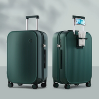 Hard-shell suitcase – Lyon-Dark green-S (42 L)-State of Style