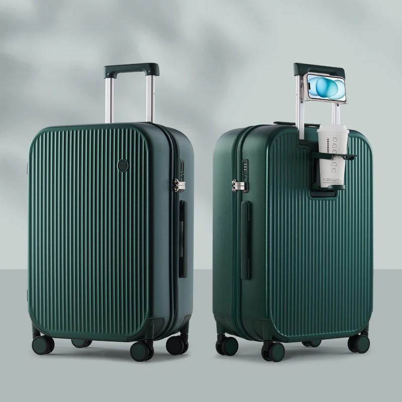 Hard-shell suitcase – Lyon-Dark green-S (42 L)-State of Style