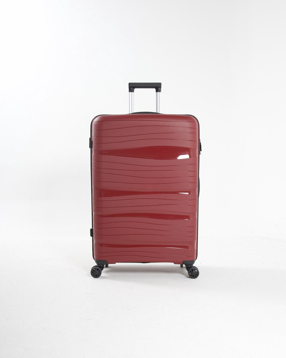 Hard-shell suitcase – Oslo-Red-S (39 L)-State of Style