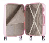 Hard shell suitcase set – Kyoto-Light blue-S (39 L)-State of Style