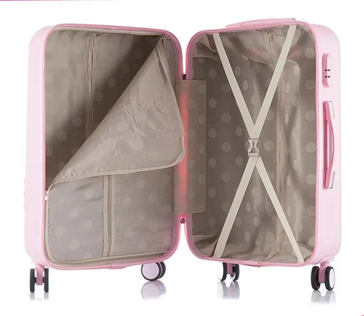 Hard shell suitcase set – Kyoto-Light blue-S (39 L)-State of Style