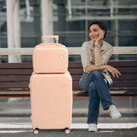 Hard shell suitcase set – Vienna Duo-Green-State of Style