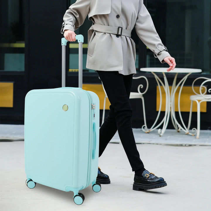 Hard shell suitcase set – Vienna Duo-Green-State of Style