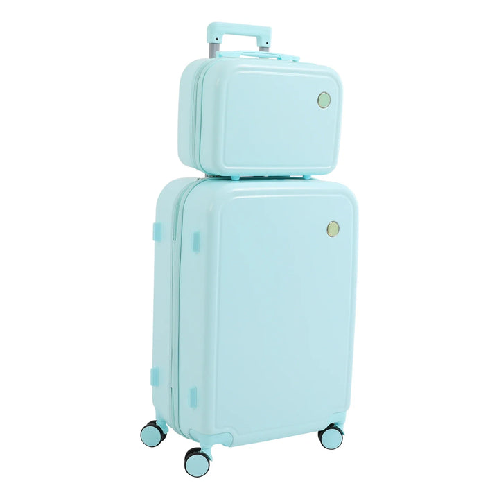 Hard shell suitcase set – Vienna Duo-Green-State of Style