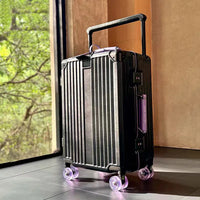 Hard-shell suitcase – Valencia Voyager-Black Purple-S (39 L)-State of Style