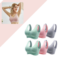 HardBra | Women's Comfortable & Supportive Everyday Bra-Mixed: Grey Green Pink-M-State of Style