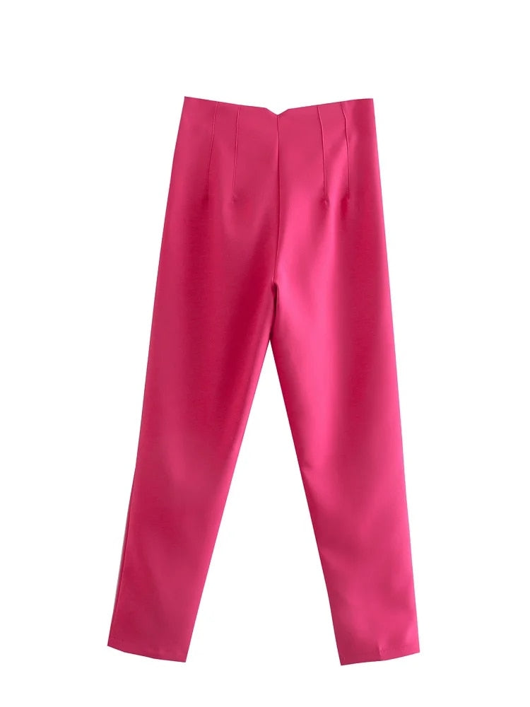 HarleenPants | Women's Stylish & Comfortable Trousers-Pink-XS-State of Style
