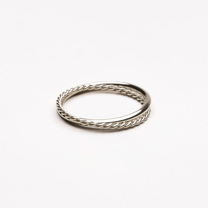 Harmonie Double Ring - Lyra-6-Silver-State of Style