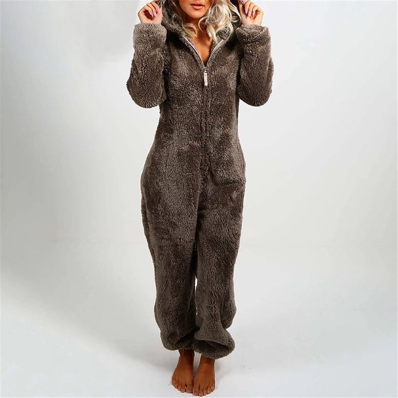 HarrietOnesie | Women's Cozy & Stylish Lola Onesie-Brown-S-State of Style
