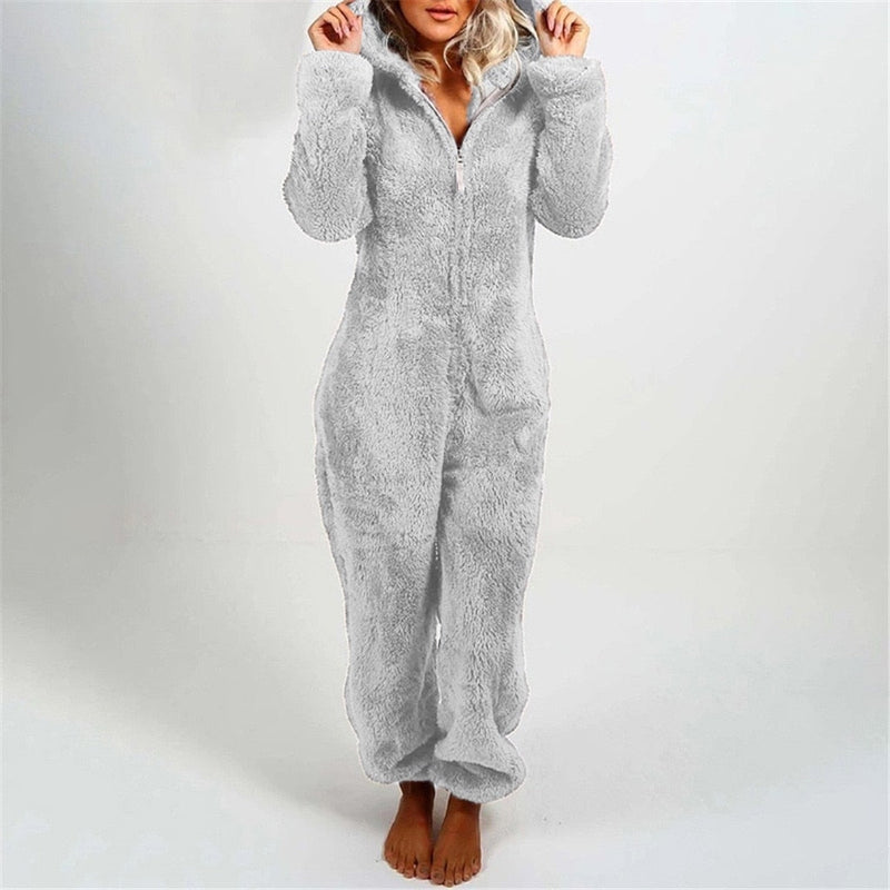 HarrietOnesie | Women's Cozy & Stylish Lola Onesie-Grey-S-State of Style