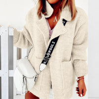 HattiesJas | Women's Stylish & Elegant Knit Cardigan-Light Apricot-S-State of Style