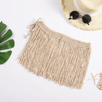 Hawaii Skirt | Stylish & Flowy Ibiza-Inspired Summer Skirt-Khaki-State of Style