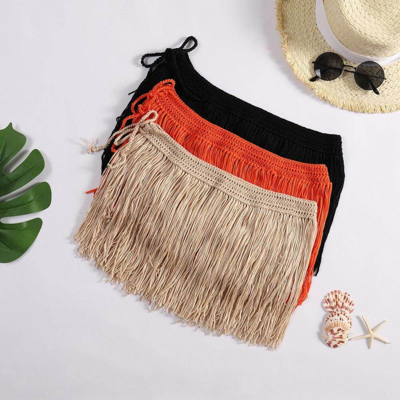 Hawaii Skirt | Stylish & Flowy Ibiza-Inspired Summer Skirt-Orange-State of Style