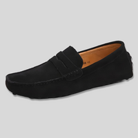 Hayley – Classic Suede Slip-On Shoes with a Comfortable Fit-Black-6.5-State of Style