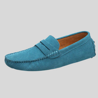 Hayley – Classic Suede Slip-On Shoes with a Comfortable Fit-Sky Blue-6.5-State of Style