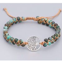 Healing Bracelet for Women | Crystal Bead Jewellery-Sea Green-State of Style
