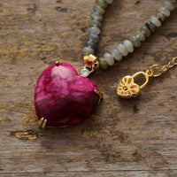 Healing Heart Bead Necklace - Nova-State of Style
