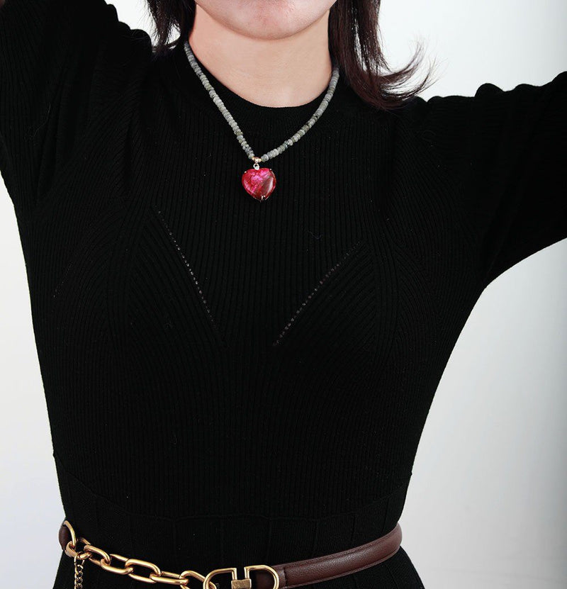 Healing Heart Bead Necklace - Nova-State of Style
