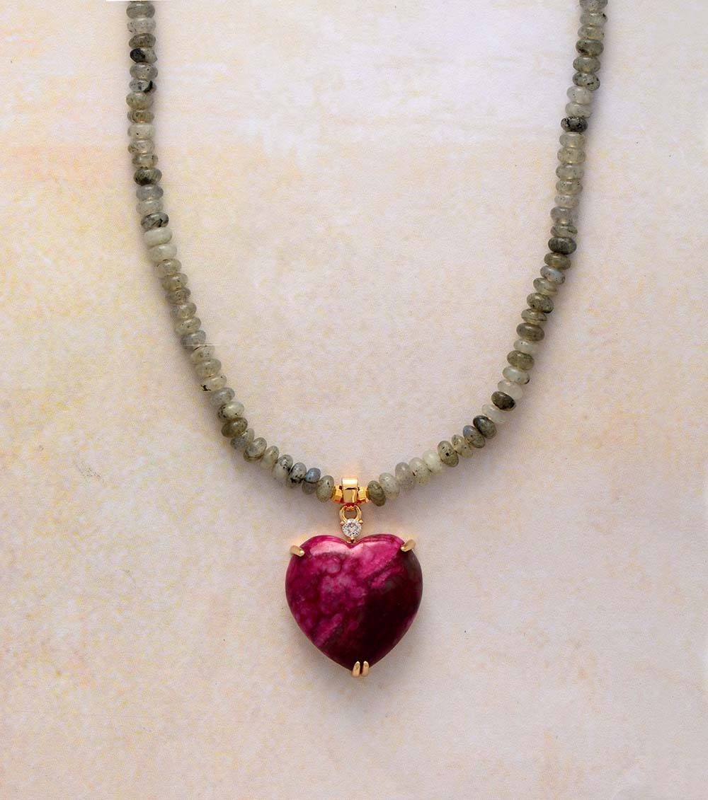Healing Heart Bead Necklace - Nova-State of Style