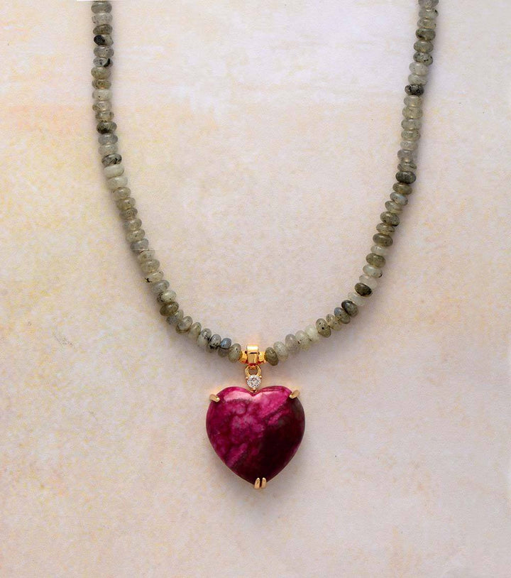 Healing Heart Bead Necklace - Nova-State of Style