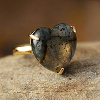 Healing Heart Gemstone Ring - Selena-Jade-State of Style