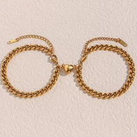 Heart Bracelet Set - Liora-Gold-State of Style