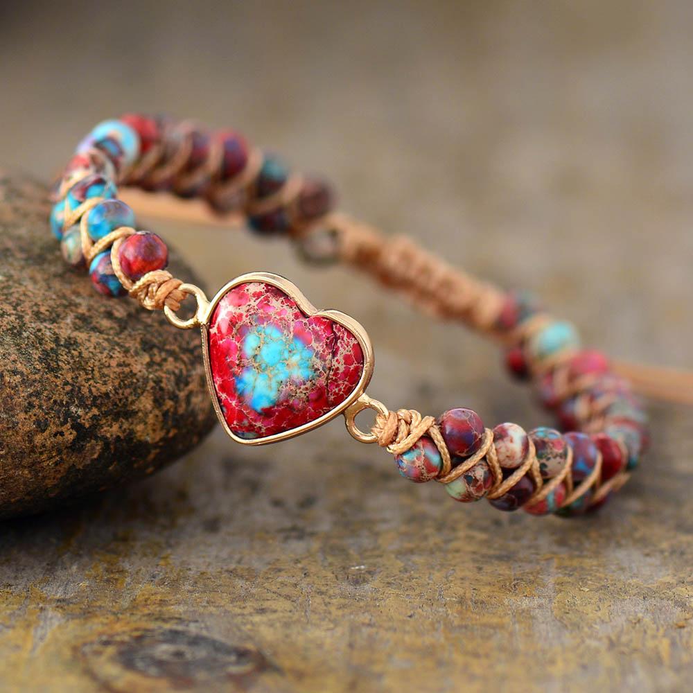 Heart of Passion Friendship Bracelet - Amalina-Red-State of Style