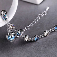 Heart of the Ocean Crystal Bracelet-State of Style