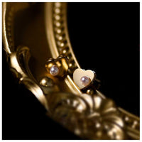 Heart Pearl Studs - Amelie-State of Style