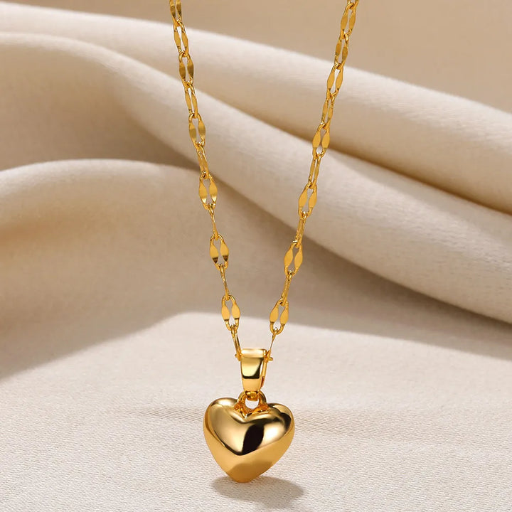 Heart Pendant Necklace | Elegant Jewellery for Women-Concave Heart-State of Style