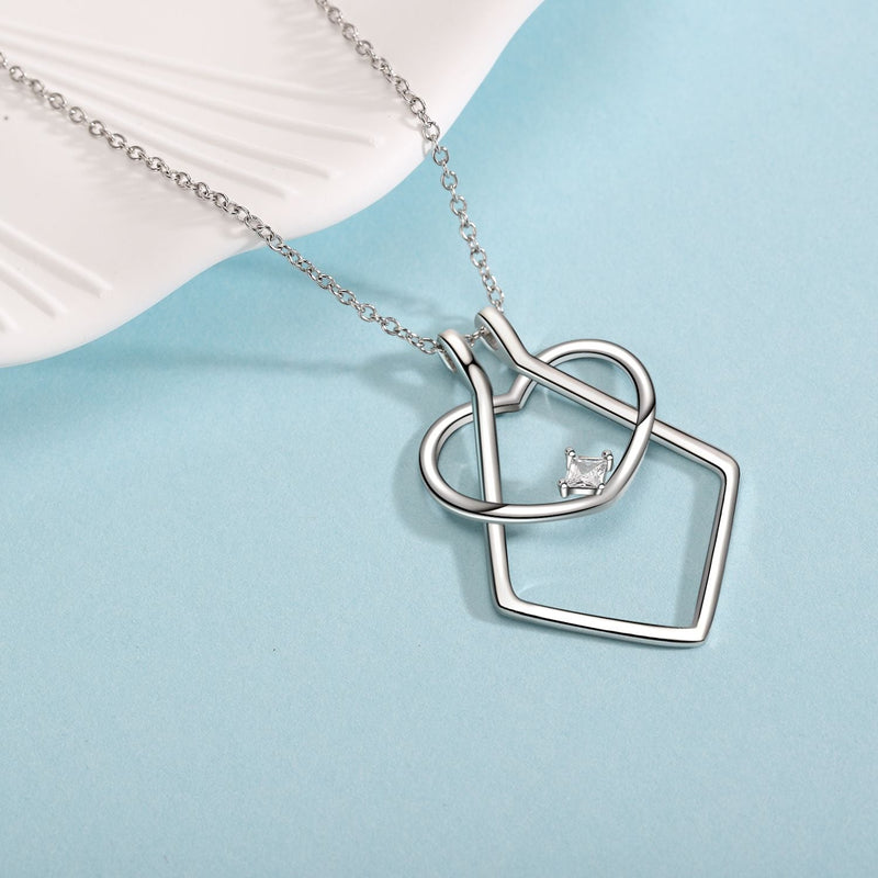Heart Ring Holder Necklace - Amelina-State of Style