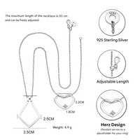 Heart Ring Holder Necklace - Amelina-State of Style