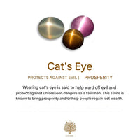 Heart-Shaped Cat’s Eye Stone Rosary Necklace – Elara-Pink Cat’s Eye Stone #Heart-State of Style