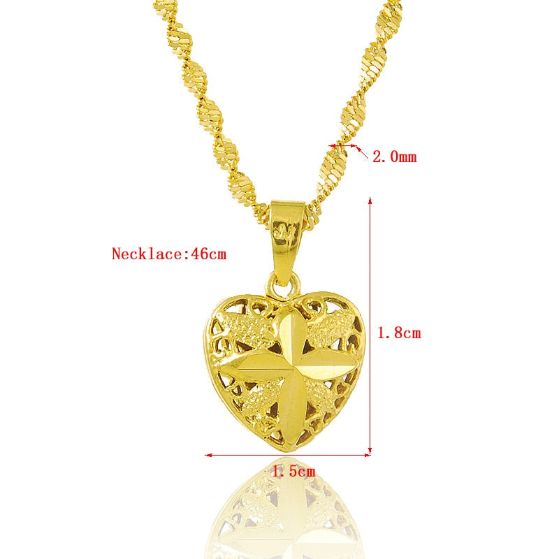 HeartChain | Elegant Women's Necklace with Timeless Charm-Gold-State of Style