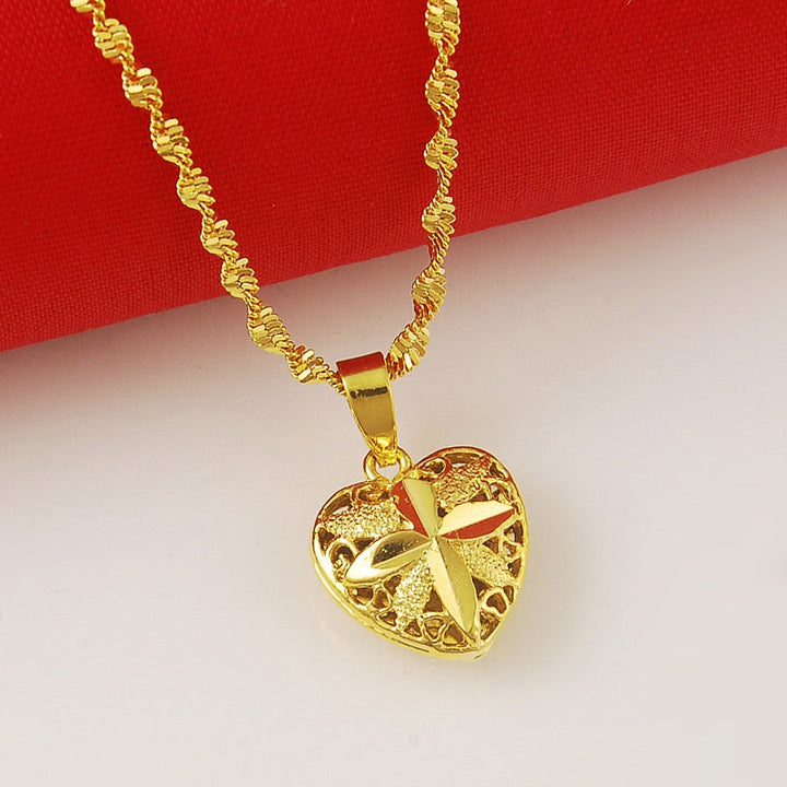 HeartChain | Elegant Women's Necklace with Timeless Charm-Gold-State of Style