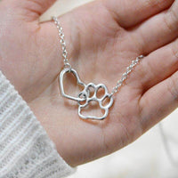 Heartwarming Necklace for Animal Lovers - PawHeart-Gold-State of Style