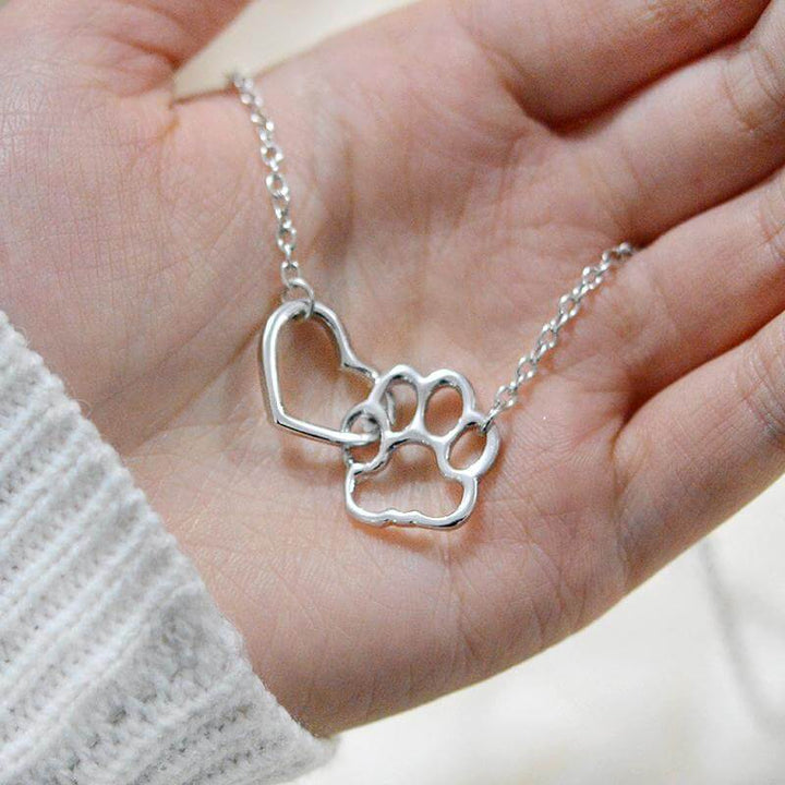 Heartwarming Necklace for Animal Lovers - PawHeart-Gold-State of Style