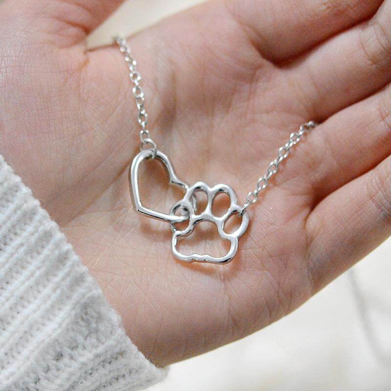 Heartwarming Necklace for Animal Lovers - PawHeart-Gold-State of Style