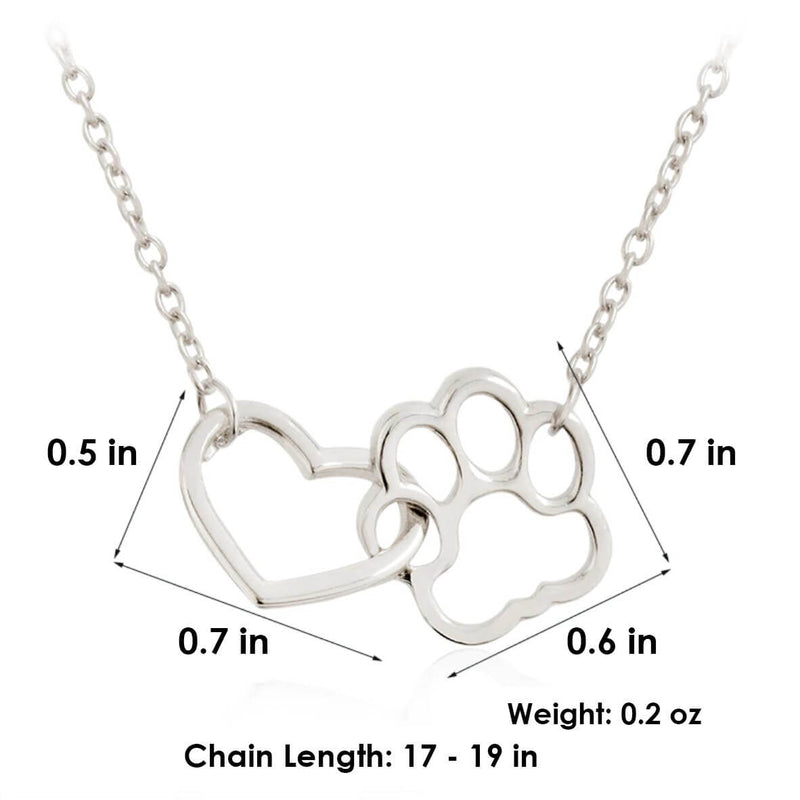 Heartwarming Necklace for Animal Lovers - PawHeart-Gold-State of Style