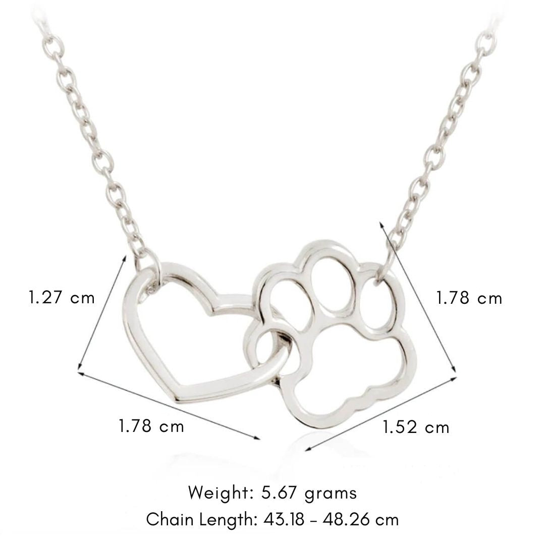 Heartwarming Necklace for Animal Lovers - PawHeart-Gold-State of Style